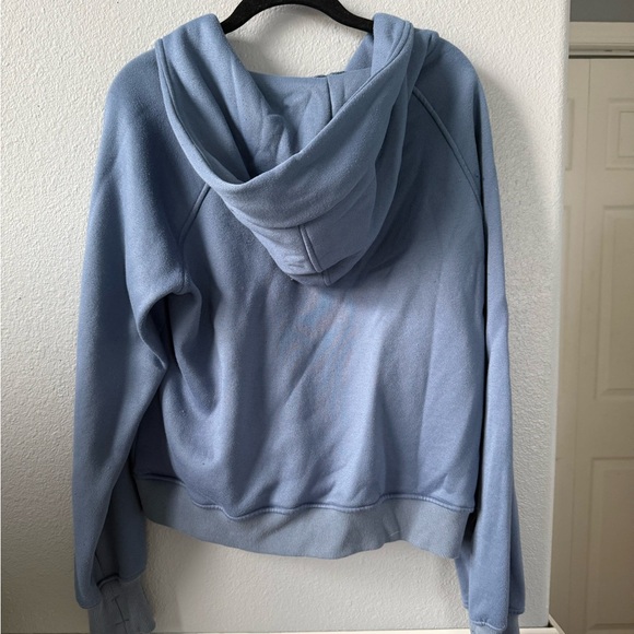 Women's Light Blue Half-Zip Sweater - Picture 2 of 2